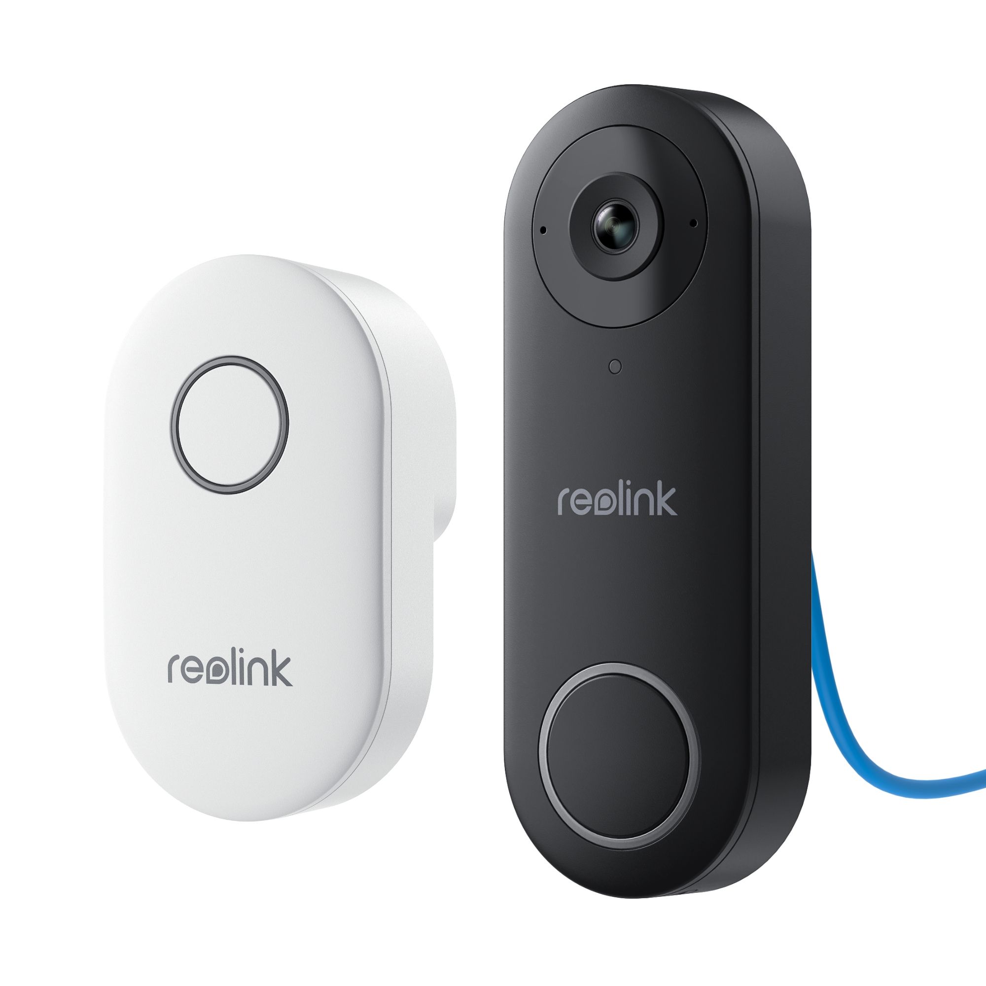 Reolink D340P - 5MP Bedrade Videodeurbel - PoE - Persoonsdetectie - 2-weg Audio - Zwart/Wit