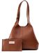 COCCINELLE Leren schoudertas C-Easy Shopper Cognac bruine