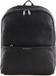 MANDARINA DUCK Leren Rugzak met laptopvak Mellow Urban Backpack Nero Zwart