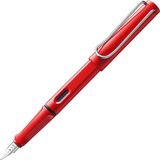 LAMY safari vulpen rood - Kunststof - Breed (B) - Blauwe inkt