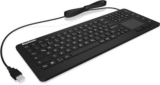 Keysonic KSK-6231 INEL - Toetsenbord - QWERTY - USB - Zwart