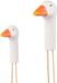 UNUS® Tuinsteker tête de d'oie petit et grand set de 2 32x5x8cm polyrésine