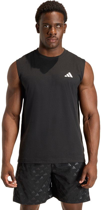 Adidas Performance Workout Essentials Feelready Mouwloos T-Shirt - Heren - Zwart