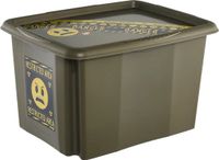 Keeeper Karolina Emoji Danger Opbergbox, 30 liter, Olijfgroen