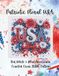 Patriotic Floral USA: Red, White and Blue Americana Counted Cross Stitch Pattern
