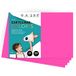 m-office Papier cartonné de couleur A4 180gr (25 feuilles, fuchsia)