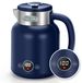 Bouwjaar waterkoker, 1,7 liter, 2200 watt, dubbelwandig, met temperatuurregeling, LED-display