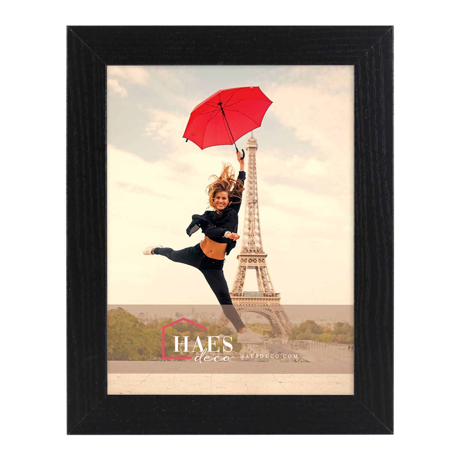 HAES deco - houten fotolijst paris zwart 18x24 - sp001181