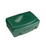 LogiLink - Weerbestendige elektronische box voor buiten (outdoor) in groen met stof en spatwaterdicht (IP54), 32x21x11.5cm