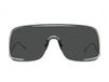 Loewe LW40193U Lunettes de soleil unisexe Argent Gris Masque