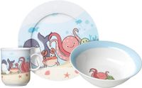 Ritzenhoff & Breker Kinderserviesset Onderwaterwereld, 3-delig, Porselein, Gekleurd