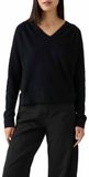 Levi's Tara Supersoft trui met V-hals antraciet, Antraciet Night, S