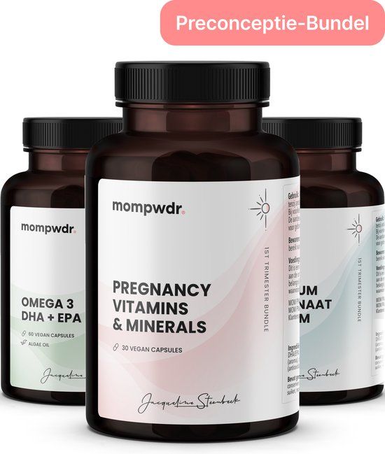 MOM PWDR Zwangerschap Vitamine en Mineralen - 180 capsules