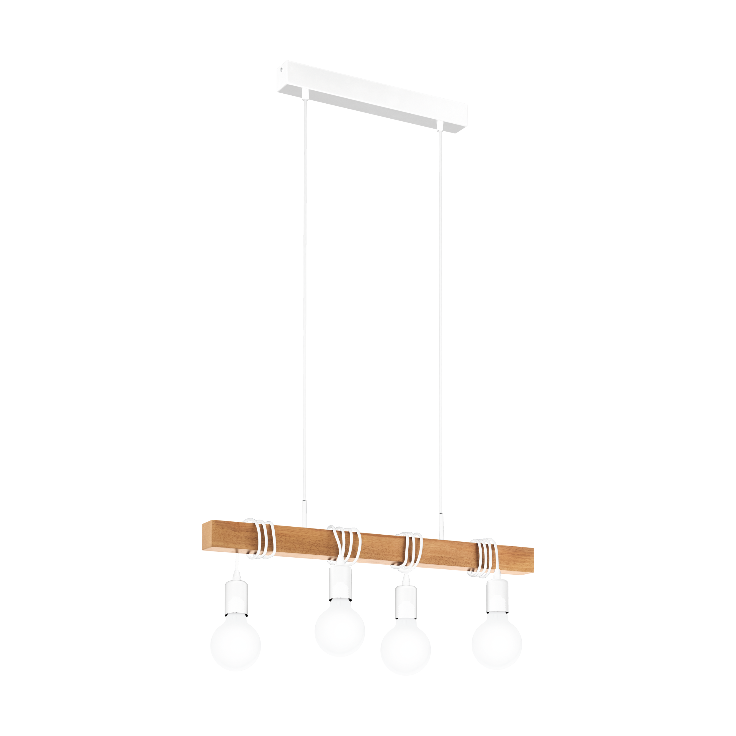 EGLO Townshend Hanglamp - Bruin - Staal - E27 - 70 cm
