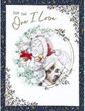 Me To You Bear One I Love Boxed Kerstkaart