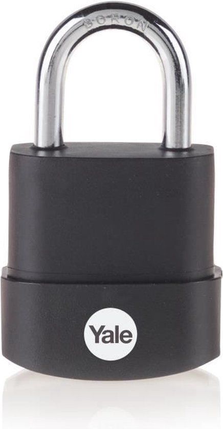 Yale Hangslot Y227B/45/122/1 - 45 mm - Gehard stalen beugel - 3 sleutels