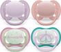 Avent Sucette 0-6 mois fille mix - lot de 4