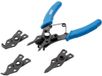 Draper 19735 Circlip tang Set met verwisselbare koppen Set, 5 stuks, blauw