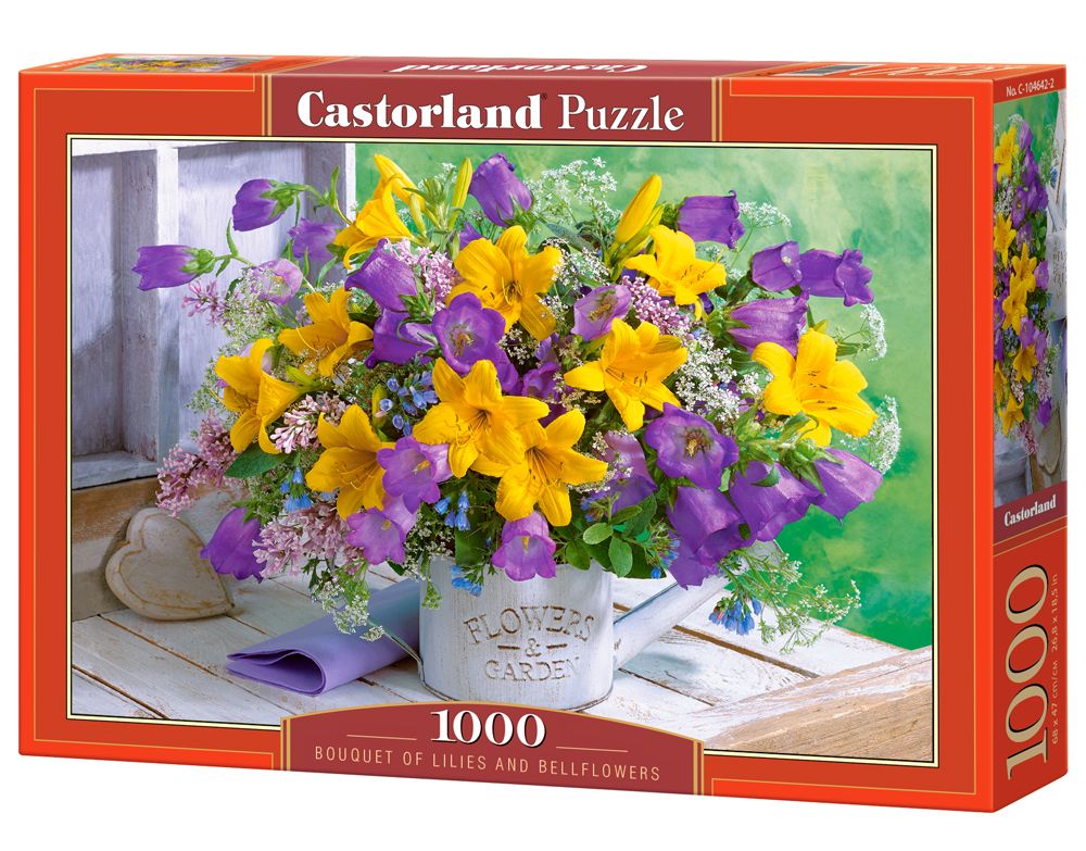 Castorland Bouquet of Lilies and Bellflowers - 1000 stukjes - Puzzel