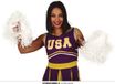 Fiestas Guirca - Set pompons wit - Cheerleader - Carnaval - Kinderen