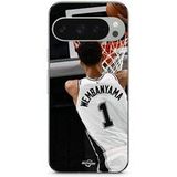 Maniacase Google Pixel 9 Pro XL Hoesje Victor Wembanyama n°1 San Antonio Spurs Dunk