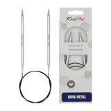 KnitPro Nova Metal rondbreinaalden 50cm 6.50mm - 3st