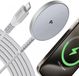ESR HaloLock Mini Qi2 Draadloze Oplader - 15W Magnetische Draadloze Oplader - Compatibel met MagSafe - 1.5M Kabel - Zilver