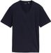 Tom Tailor - T-shirt basique à col en V - Tricoté bleu marine - Taille S