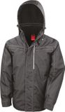 Result Denim Texture Rugged Jacket RT326 - Black - XS