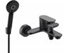 Mexen Milo R40 robinet de baignoire avec ensemble de douche, noir
