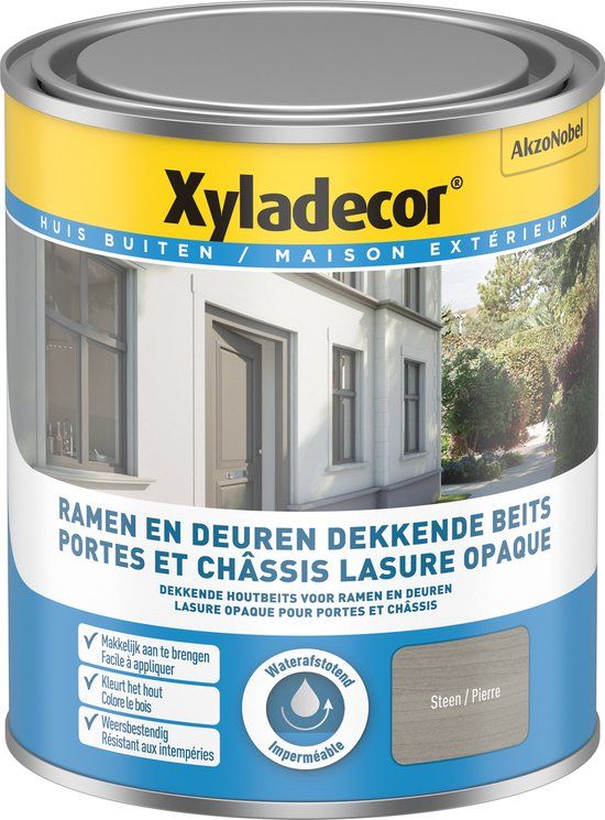 XYLADECOR xy r&d dekkende beits steen 0.75 l