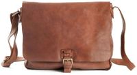 HAROLD'S Leren Schoudertas Submarine Messengerbag Cognac Bruine