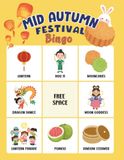 Mid Autumn Festival Bingo: 32-Player Moon Festival Themed Party Games