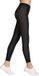 FALKE Matt Deluxe eenkleurig materiaal transparant 30 DEN legging dames zwart - maat M