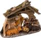 Feeric lights & Christmas Feeric Christmas Kerststalletje met Beeldjes - Polyresin - L22 x B7,5 x H30 cm - Bruin