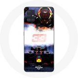 Maniacase Hoesje voor Samsung Galaxy A51 5G Formule 1 Max Verstappen F1 Coureur zwart rood en geel