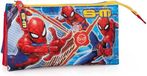 Spider-Man Etui - Polyester - 22 cm - Blauw, geel en rood