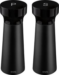 Amefa Modern Peper- & Zoutmolenset - Zwart - 15 cm
