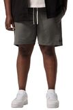 STHUGE - Heren - Zwembroek beachwear elastische tailleband koord - Donkergrijs - Maat XL