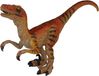 Figurine de dinosaure Velociraptor avec mâchoire et pattes articulées