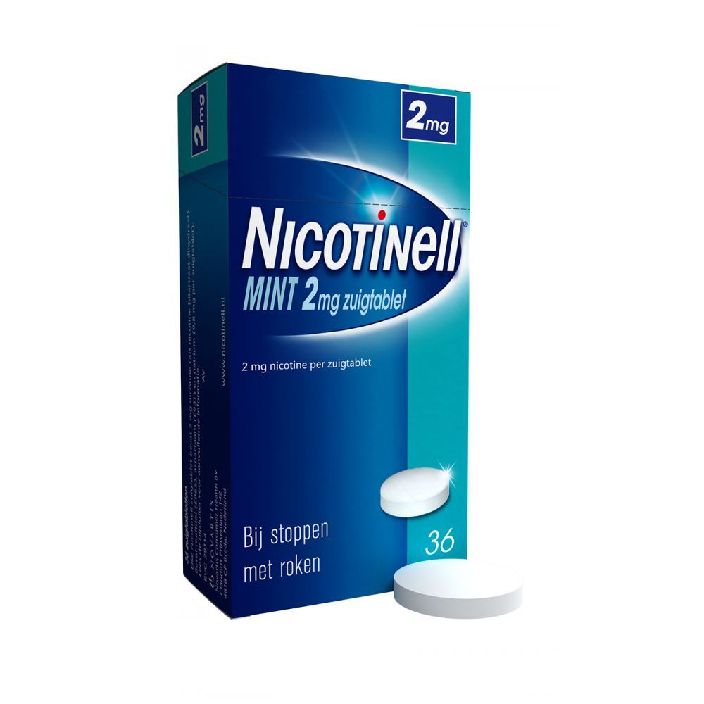 Nicotinell Zuigtabletten Mint 2mg 36st