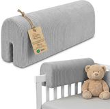 Totsy baby ASE Spolka Akcyjna Bedrandbescherming voor kinderbedden 70 cm - Lichtgrijs