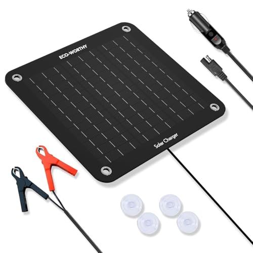 ECO-WORTHY 12V 10W Solar Car Charger