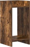 vidaXL Plantenstandaard gerookt eiken 30 x 30 x 60 cm bewerkt hout