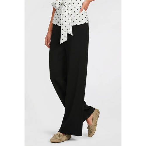 Ruby Ruby tailored wide leg broek zwart