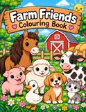 Livre de coloriage Farm Friends