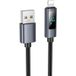 HOCO Display X112 USB-A - Lightning Câble de données et de charge, 18W, 1m, Noir