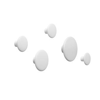 Muuto The Dots Wandhaken Set van 5