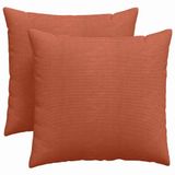 vidaXL Zitkussens 2 stuks Rood-oranje 45 x 45 cm Corduroy stof