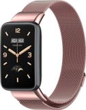 By Qubix Qubix Milanese Bandje Rosé Goud voor Xiaomi Smart Band 7 Pro